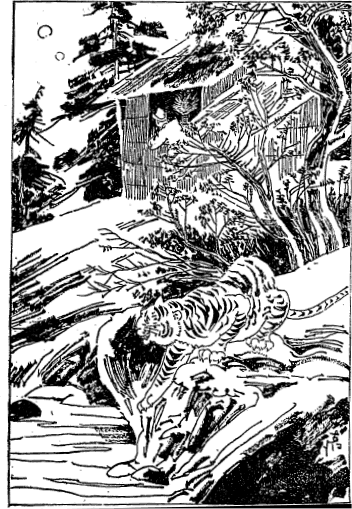 「ヒマラヤ山中虎声を聞く」のキャプション付きの図